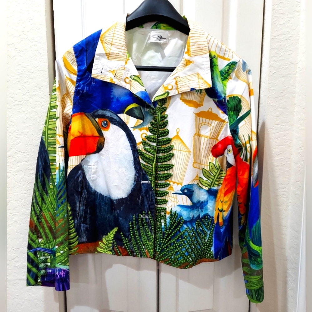 Kai Beaded Jacket.  Rare RTW Find.